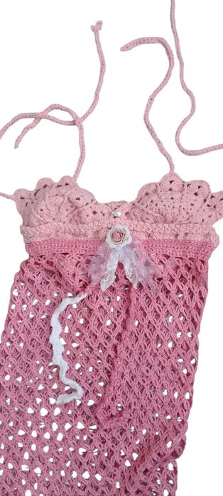 Rochie plaja crosetata