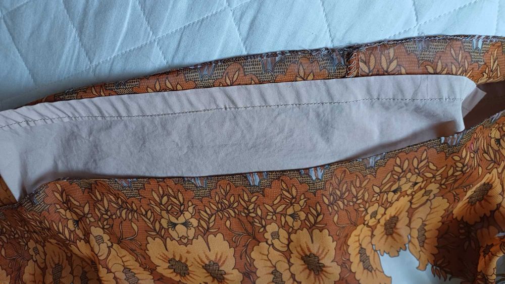 Rochie de vara, voal, lunga, imprimeu floral, S