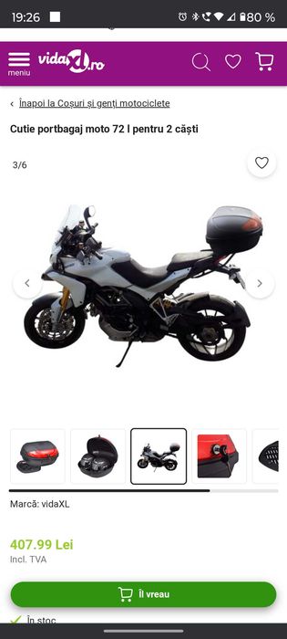 Portbagaj scuter sau moto
