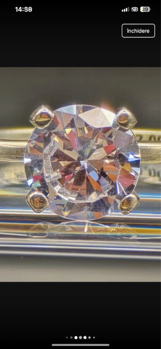 Inel Pandora cu piatra Moisanit D2.00ct