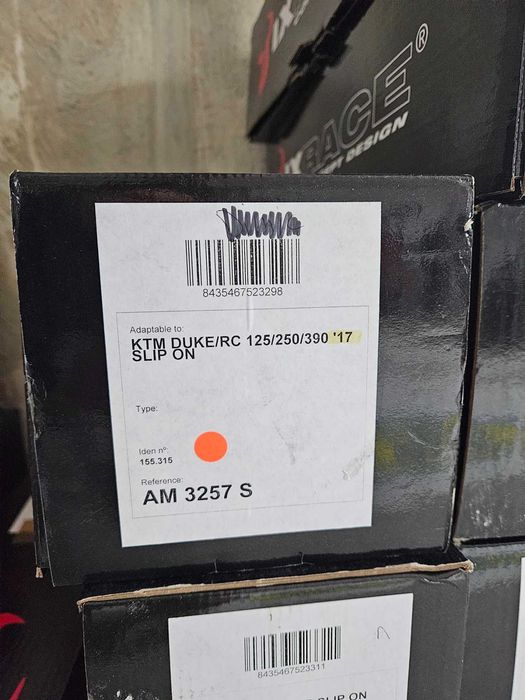 Оригинален ауспух IXRACE за KTM Duke / Husqvarna 125/390, RC 125/390, 2017-2025г.