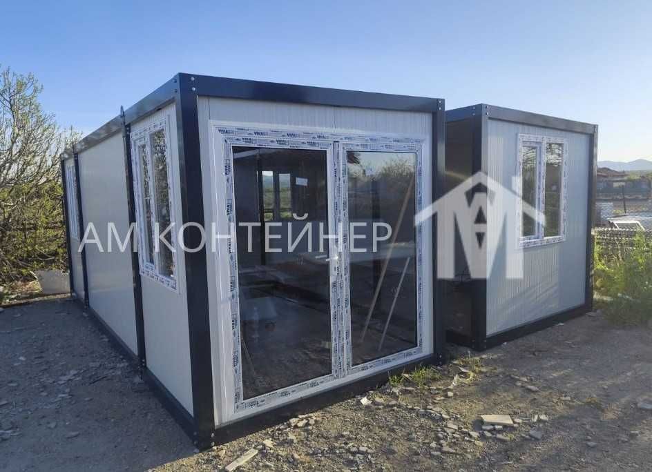 Големи модулни контейнери нови, по поръчка за офиси и жилища ,складове, бунгала, фургони за временно настаняване.
