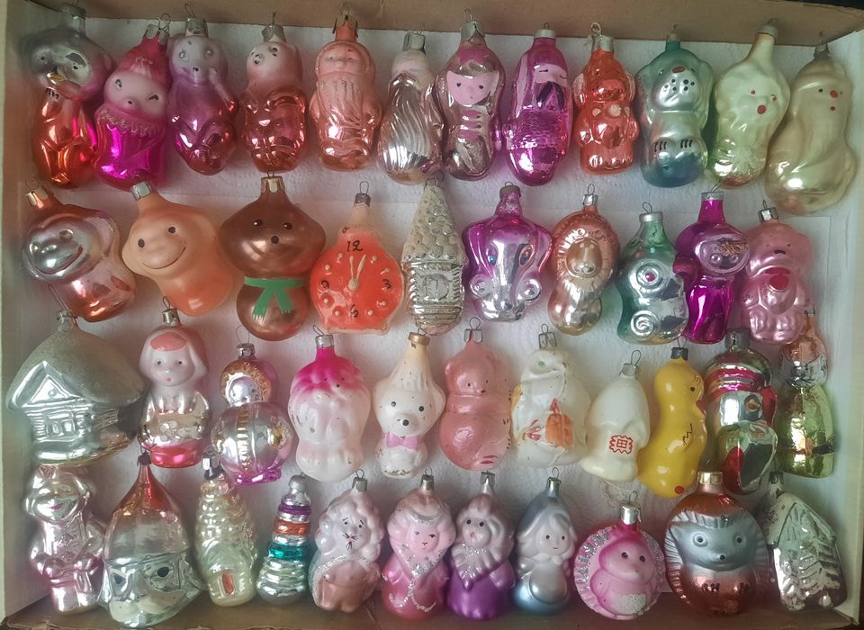 Советские елочные игрушки