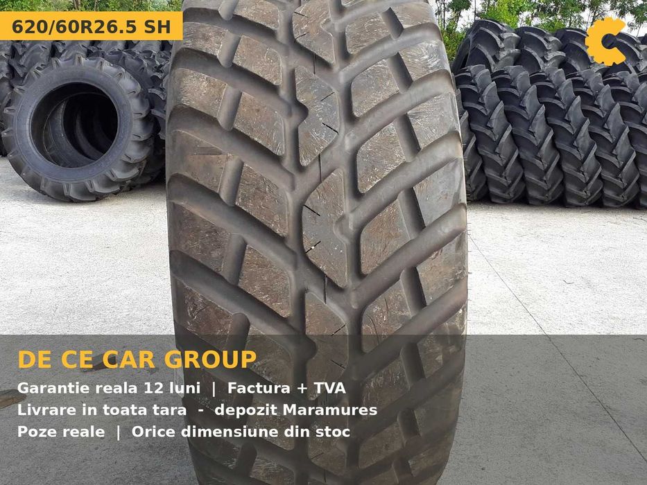 Cauciucuri 620/60R26.5 Nokian Anvelope Tractor Utilaj SH Garantie Factura