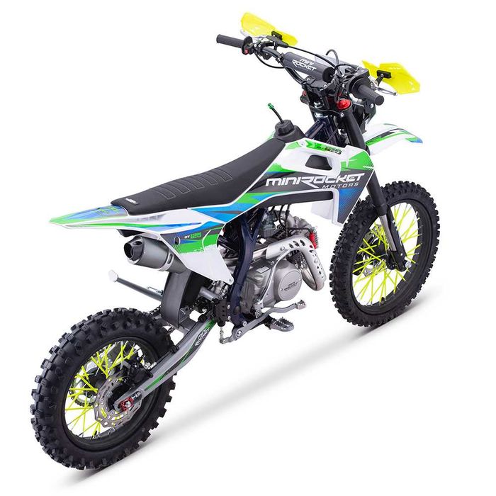 Motocicleta cross 125cc Mini Rocket DT 17/14" 4T benzina albastru