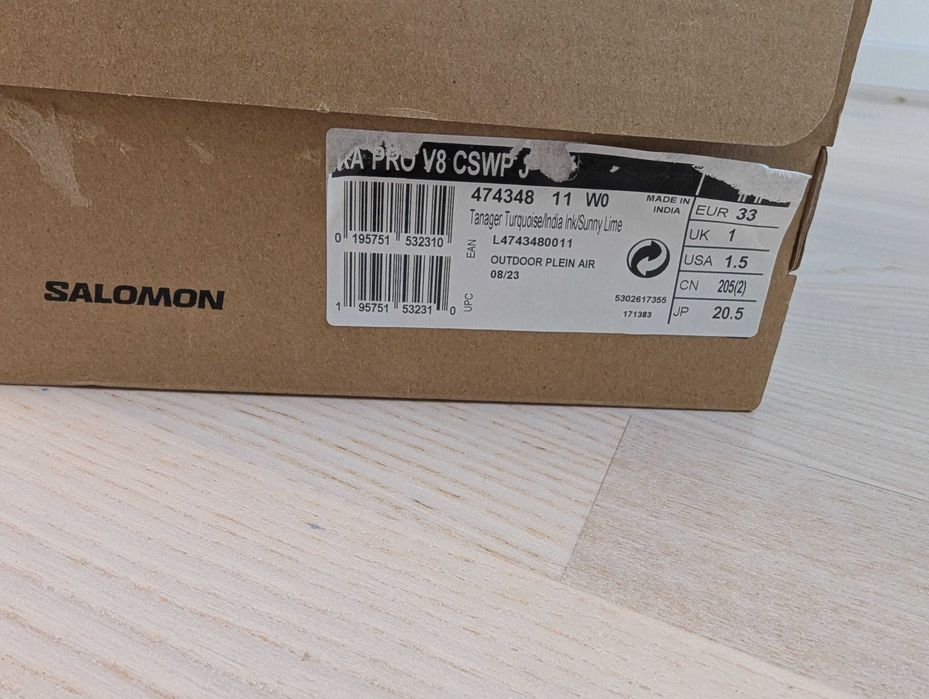 Ghete copii SALOMON XA PRO V8 33