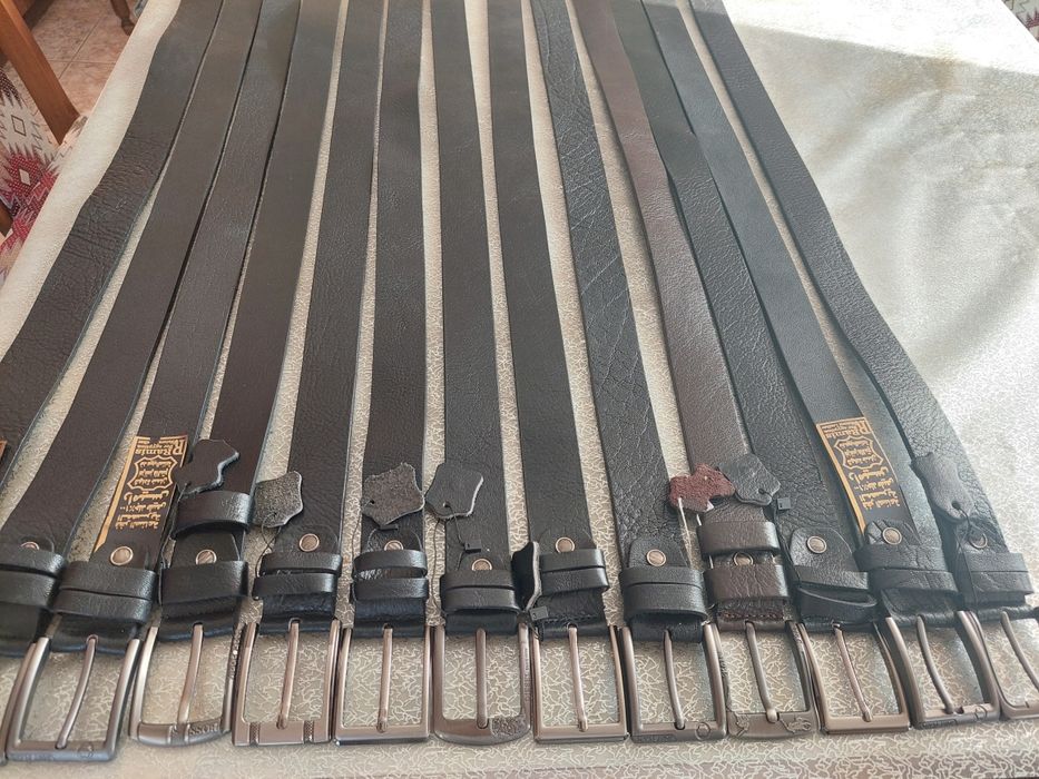 Мъжки Колани от естествена кожа