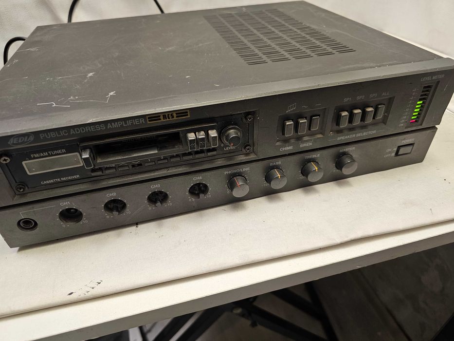 Amplificator Public Address Jedia CPA-3120X | Sistem Audio Profesional cu Tuner și Casetofon