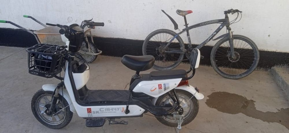 Мапед и велосипед