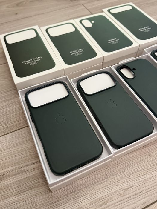 Husă iPhone 17/17Air/17Pro/17 ProMax din piele – MagSafe