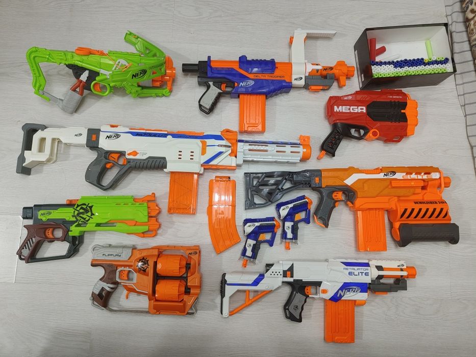 Автоматы Nerf 10 шт