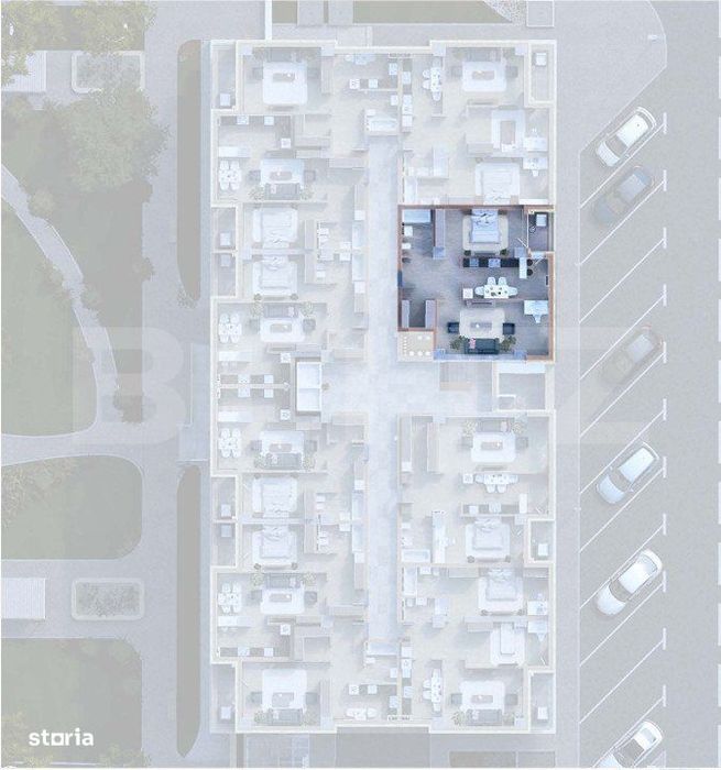 Apartament 3 camere, 2 bai, 84,5 mp, zona Aleea Sadoveanu