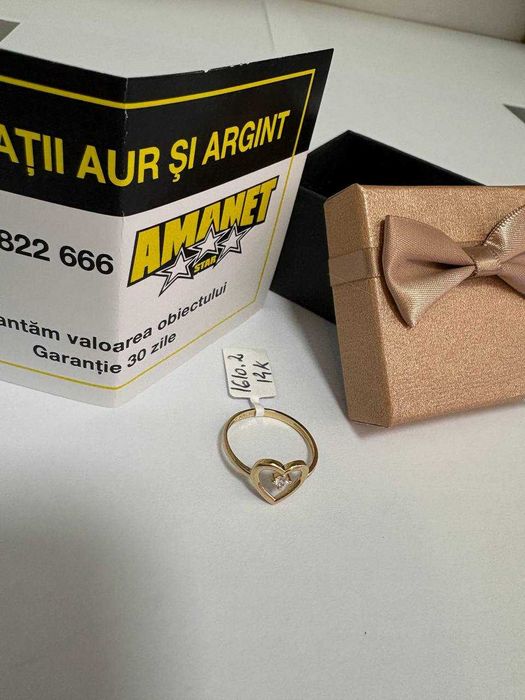 Inel Inima Aur 14k 1.46gr (cdc)StarAmanet
