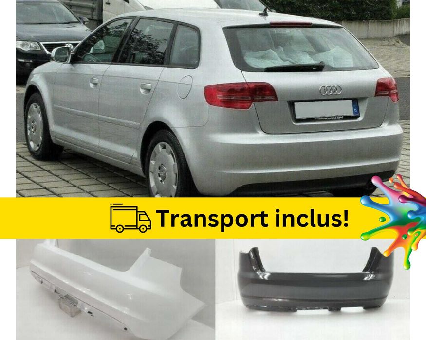 Bara spate Audi A3 8P FSL Negru Gri Albastru Alb Rosu Maro Galben