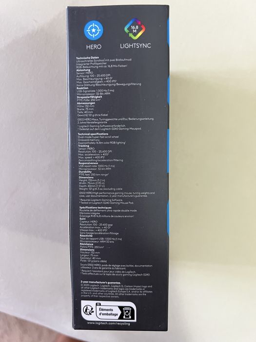 Mouse gaming G502 Hero