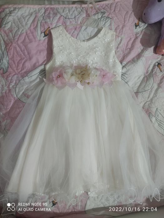 Белое платье детское