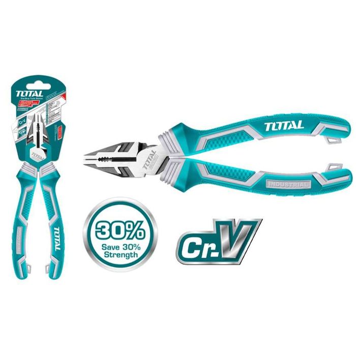 Клещи комбинирани усилени TOTAL 200 мм - TL IND THT210806S