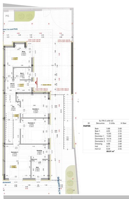 Casa Cuplata cu 410mp teren, 161mp util, la 3km de Pta Unirii, amplasament Sudic si panorama