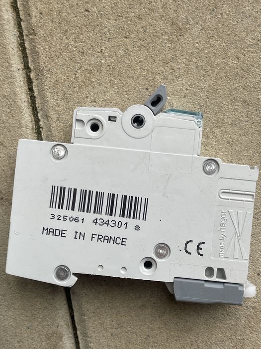 Siguranta electrica automata Hager MHN520, 1P+N, 4,5kA, B, 1M,