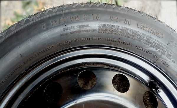 Rezerva ingusta(slim) originala BMW pe R16-5x120 (anvelopa 115/90/R16)