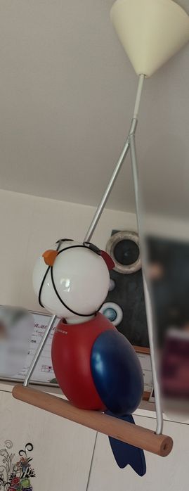 Детска LED лампа папагал/пиле за таван