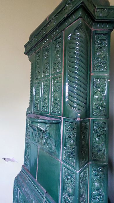 Sobă verde vintage