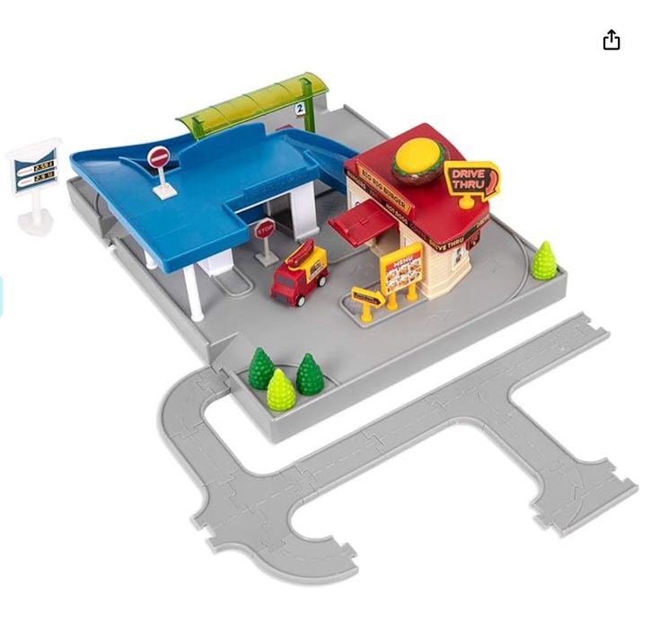 Jucarie Driven Camion Alimente Restaurant Benzinarie Set