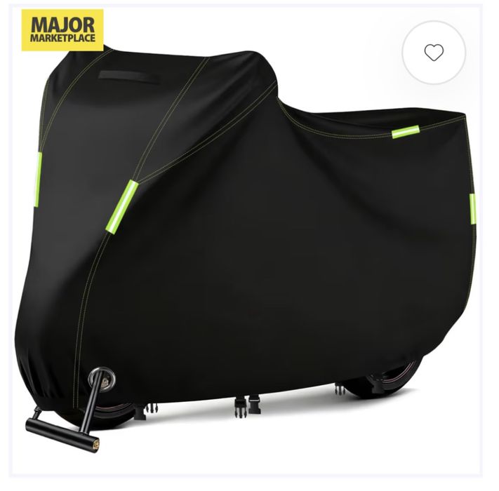 Husa moto impermeabila 210D Oxford, protectie UV si vant, 200x105x125 cm