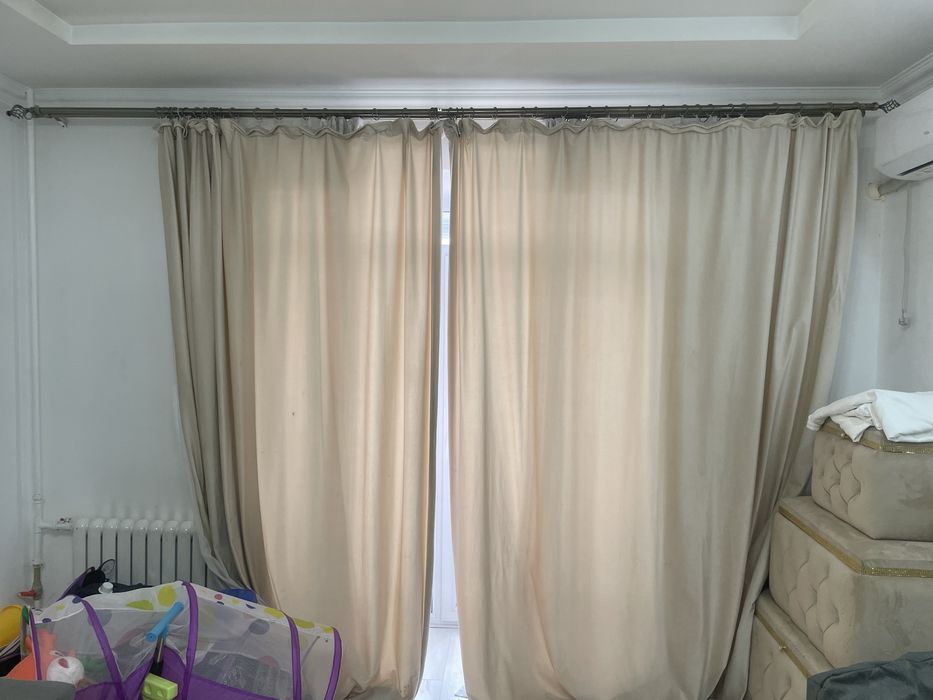 Продам шторы с тюлями
