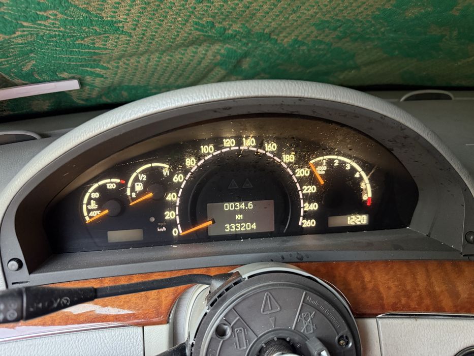 Двигател Мерцедес W220 фейс 3.7 бензин M112