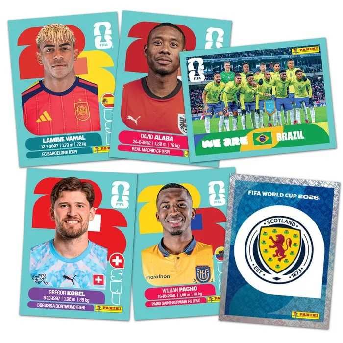 PRE-ORDER: Panini WORLD CUP 2026 празен албум + всички стикери