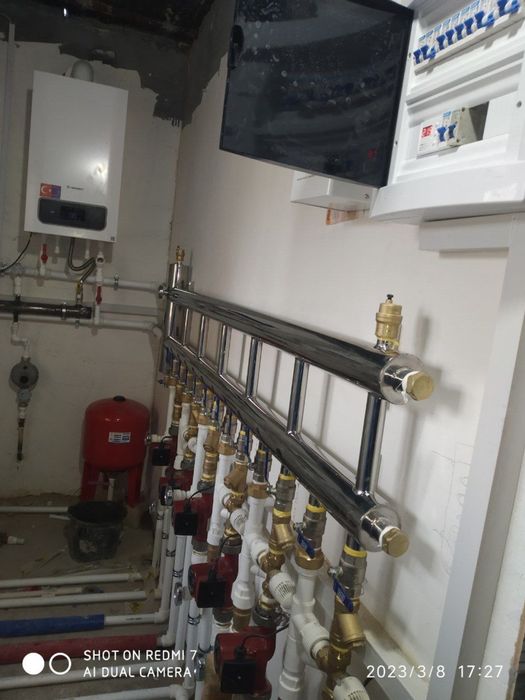 Отопление, Сантехника, Газ монтаж