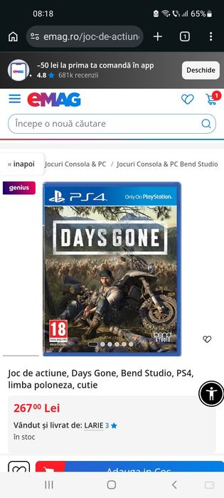 Days Gone Ps5( Nu trimit )