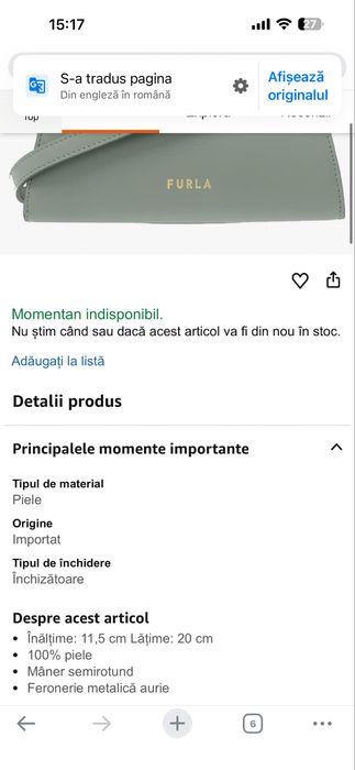 Furla genesi cu banduliera