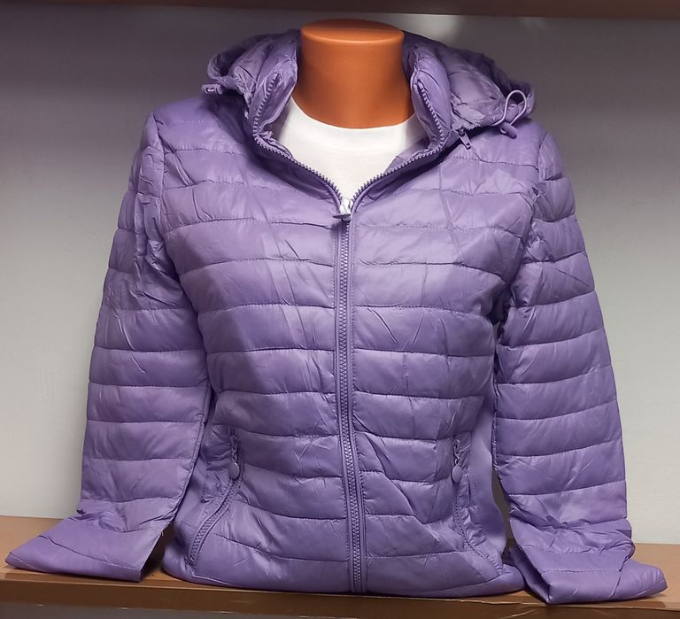 Лилаво яке дамско шушлек