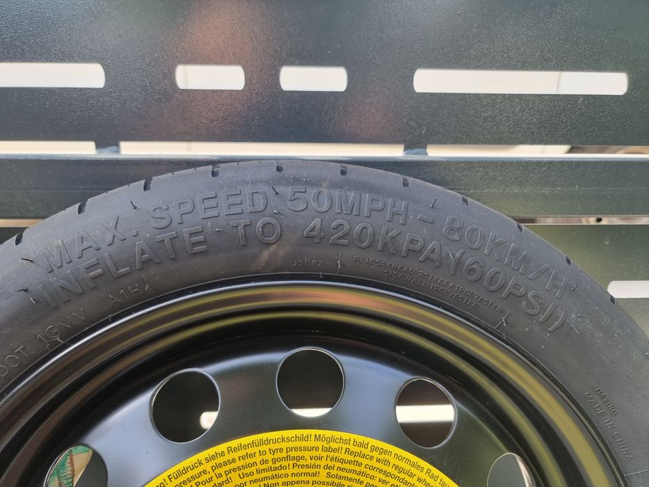 Roata rezerva slim R16 5x112 VW Passat B7 B8 Golf 6 7 Octavia 3