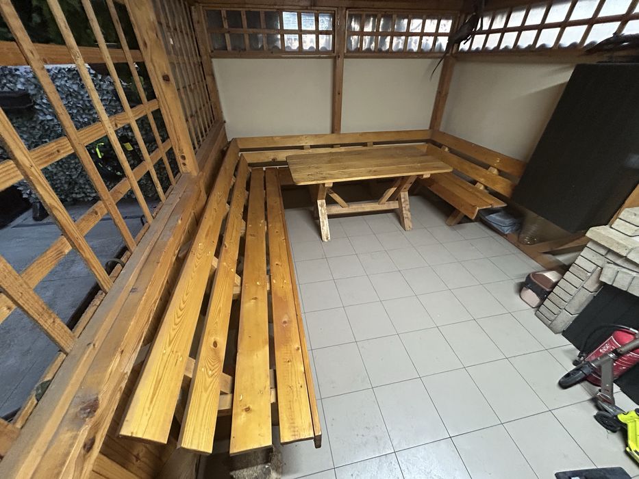 Mobilier rustic pentru gradina / foisor / terasa