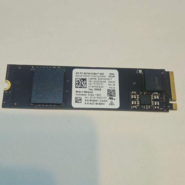 Ssd 256GB Nvme WD