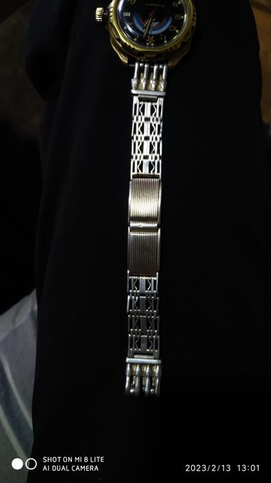 Продам серебряный браслет часовой.