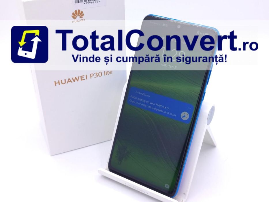 Huawei P30 Lite 128GB Peacock Blue 4GB, Garantie 24 luni | #D89962