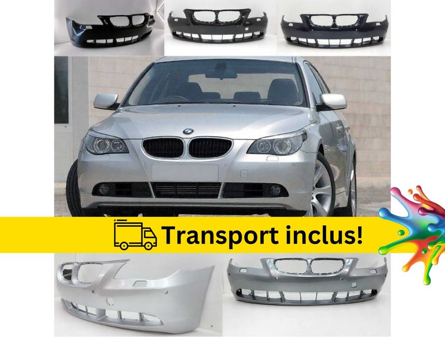 Bara fata BMW Seria 5 E60 E61 NFL Negru Gri Albastru Alb Rosu 03-07