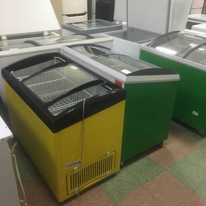 Морозильники для магазина, морозильные лари, витринные морозильники.