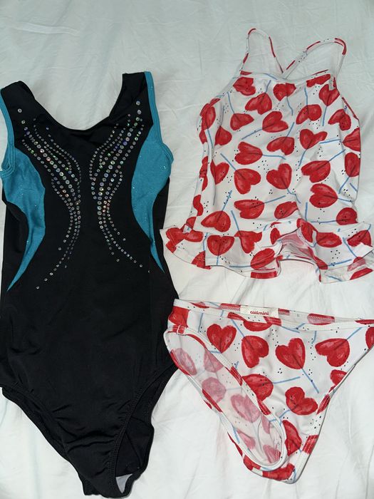 Лот бански за момиче 122 см