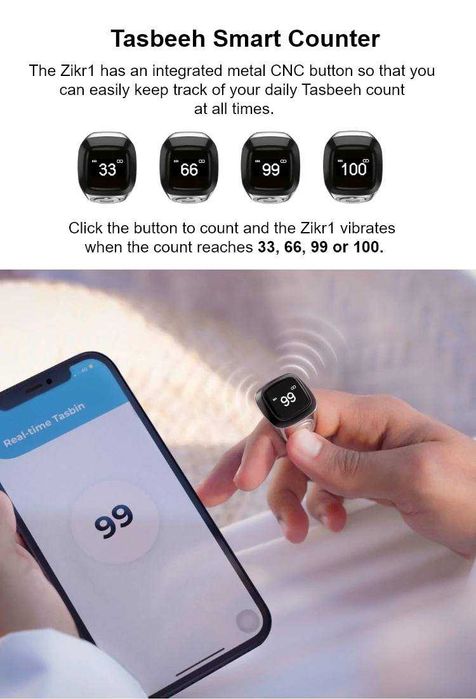 Zikr Ring – Zamonaviy Islomiy Uzuk | Hayit Sovg‘asi