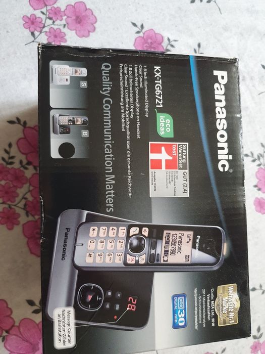 Telefon fix fără fir Panasonic KX-TG6721G