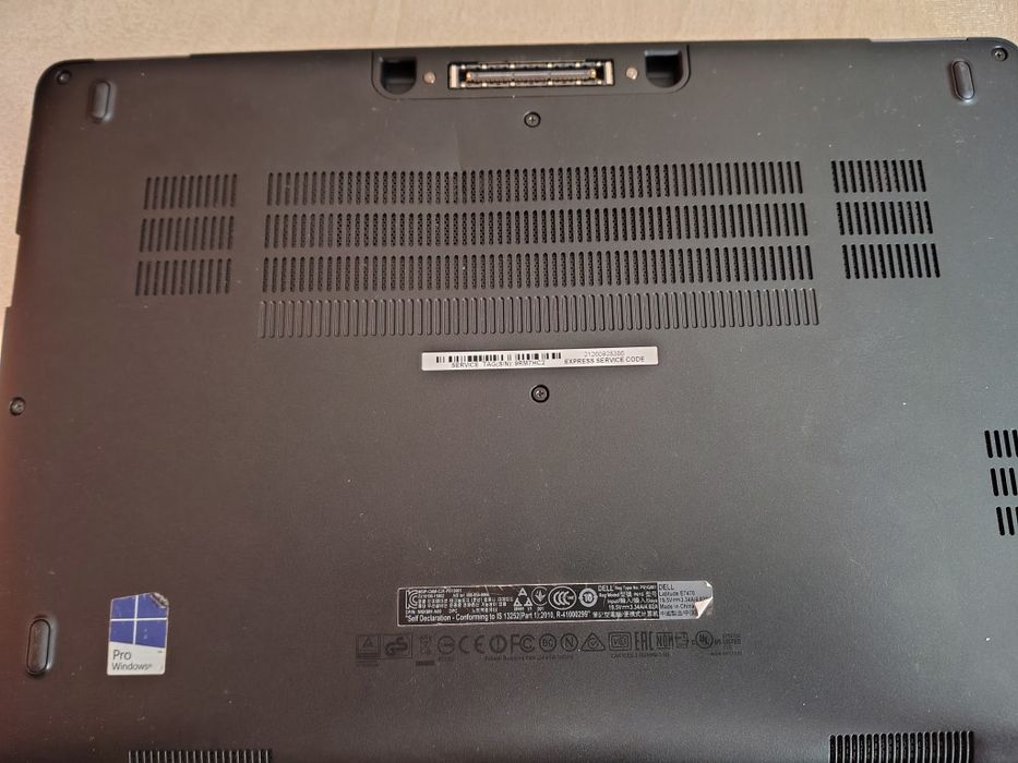 Dell latitude E7470, 32GB RAM, Docking station