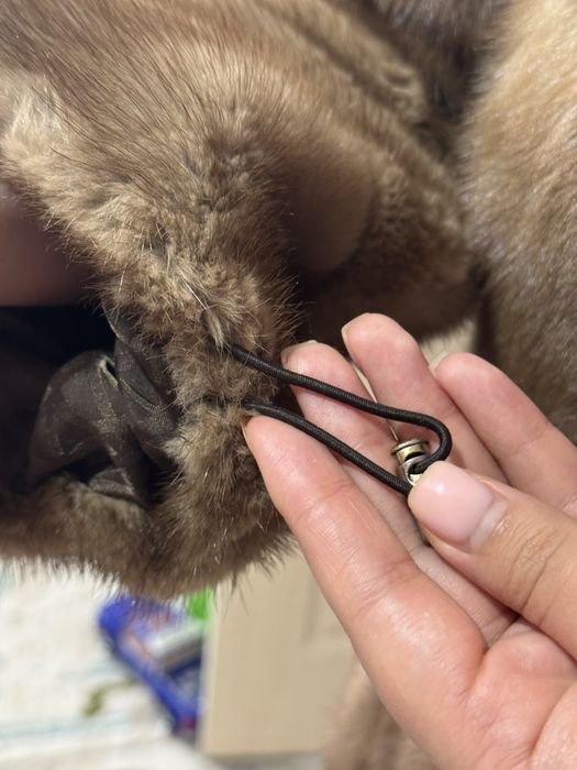 Шуба натуральный мех норка