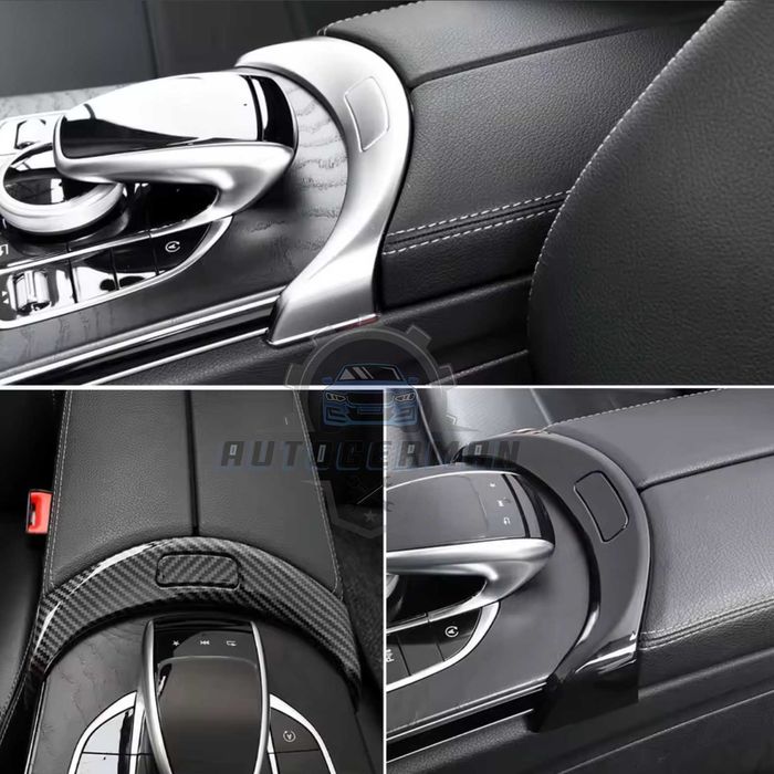 Панел за Mercedes Benz W205 W253 подлакътник карбон 200 mm (2015 - 2021) за Мерцедес C Class GLC C Class централна конзола интериорен панел karbon