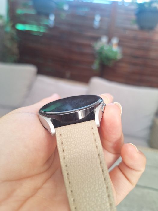 Smartwatch Samsung Galaxy Watch4, 40mm, LTE, SILVER+ Pachet 4 curele & Folie sticlă