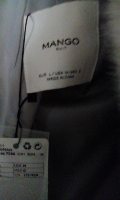 Palton Mango din lana cu guler de blana .nou cu eticheta ,gri perla,su